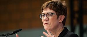 Die Vorsitzende der CDU Annegret Kramp-Karrenbauer.