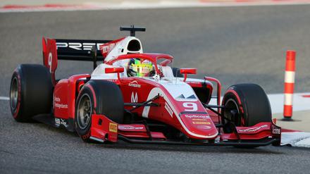 Mick Schumacher bei seinem Formel-2-Debüt.