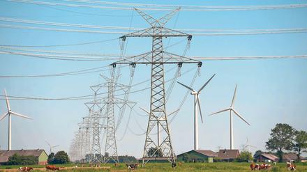 Das langsame Tempo beim Ausbau von Stromtrassen, Wind- und Solarparks  bereitet der Energiebranche Sorge.