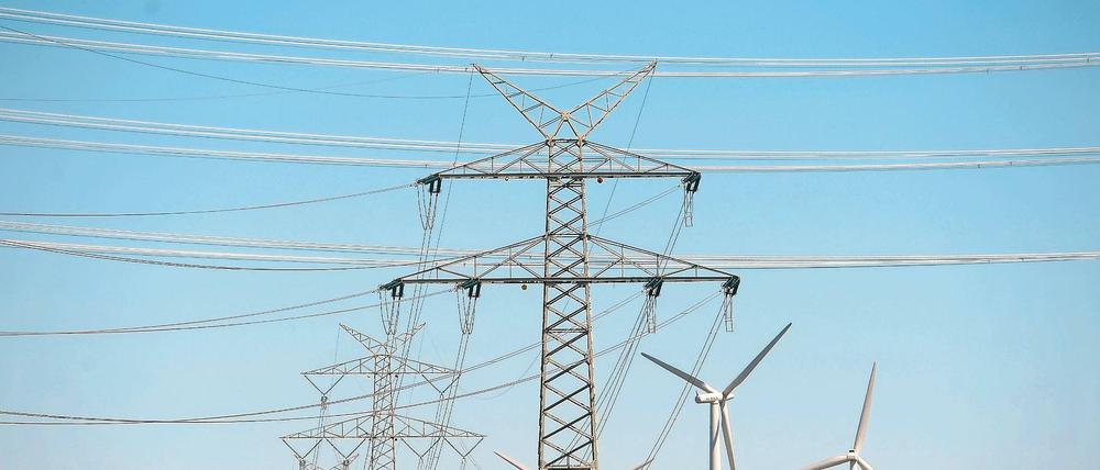 Das langsame Tempo beim Ausbau von Stromtrassen, Wind- und Solarparks bereitet der Energiebranche Sorge.