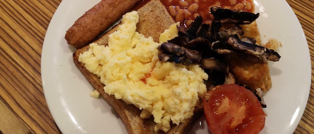 English Breakfast. Schon beim Kochen treten kulturelle Wertvorstellungen zu Tage.