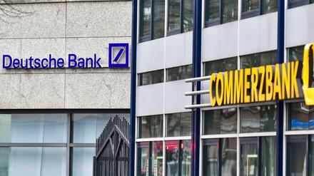 In Hamburg streiken unter anderem Beschäftigte der Deutschen Bank, Commerzbank und Hamburger Sparkasse.