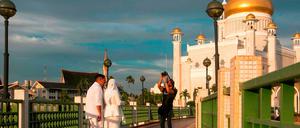 Eine Moschee in Bandar Seri Begawan, Brunei. Auch die UN protestieren gegen die geplante Todesstrafe in dem Land.