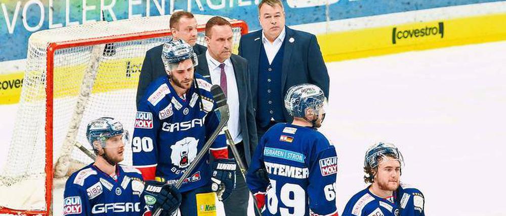 Der Sommer wird lang. Stéphane Richer (rechts oben) ist ab sofort wieder in seinem Kerngeschäft als Sportdirektor bei den Eisbären tätig. Und da wartet in den kommenden Wochen viel Arbeit auf ihn.