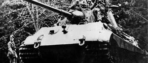 Ein deutscher Panzer bei der Ardennenoffensive Ende 1944. Foto: dpa