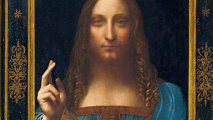 Jesus in Öl. Das berühmte Bild "Salvator Mundi" sollte in Abu Dhabi ausgestellt werden. 