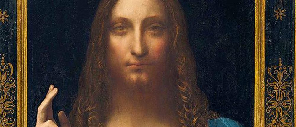 Jesus in Öl. Das berühmte Bild "Salvator Mundi" sollte in Abu Dhabi ausgestellt werden.