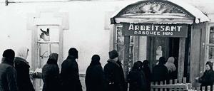 Arbeitsamt in der besetzten Sowjetunion, Dezember 1942. Rund 2500 Mitarbeiter des Ministeriums waren im okkupierten Europa tätig. 