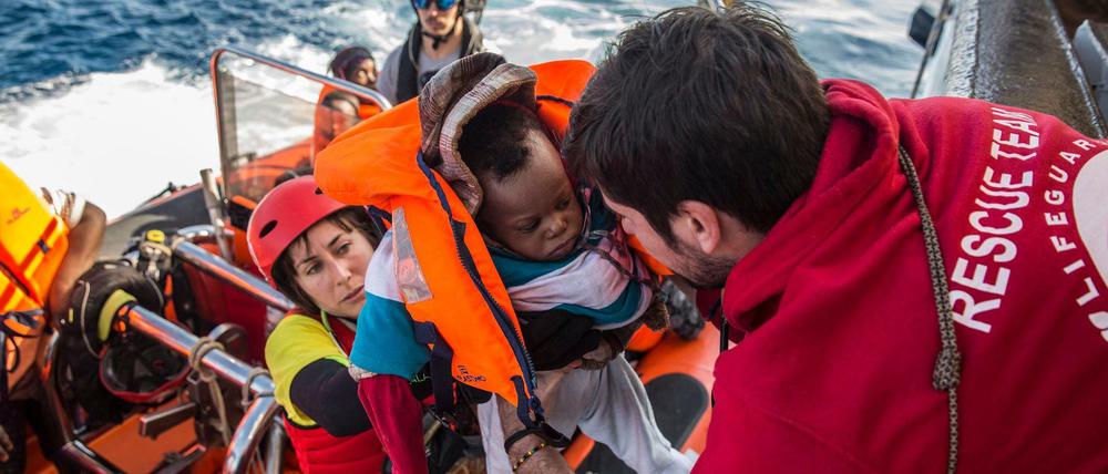 Dezember 2018: Rettungsaktion vor der Küste Libyens.