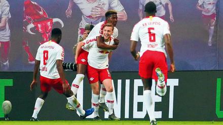 Im Mittelpunkt. Emil Forsberg trägt die Leipziger derzeit. 