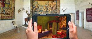 Damals und heute. Für das „Histopad“ rekonstruieren Grafiker und Wissenschaftler bis ins kleinste Detail, wie Räume in der Vergangenheit aussahen.