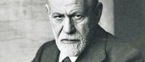 Ein Porträt Sigmund Freuds.