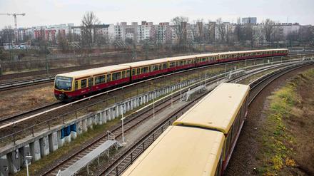 Der S-Bahnring ist wochenlang unterbrochen.