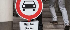 Die Dieselfahrverbote werden in Berlin nur langsam vorbereitet.