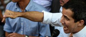 Venezuelas selbsternannter Interimspräsident Juan Guaidó in Caracas.