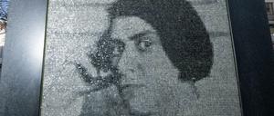 Denkmal für Else Lasker-Schüler in Wuppertal.