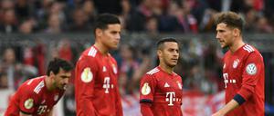 Sehen so Sieger aus? Den Bayern-Profis gab das 5:4 gegen Heidenheim gehörig zu denken.