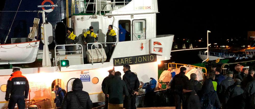 Die "Mare Jonio" war im März das zuletzt beschlagnahmte Seenotretterschiff.