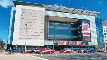 Ungewisse Zukunft: Das Gebäude des Newseums an der Pennsylvania Avenue in Washington wurde aus Finanznot verkauft, eine neue Unterkunft muss her. 