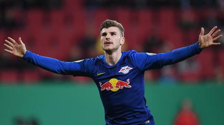 Timo Werner schoss das 1:0 für Leipzig.