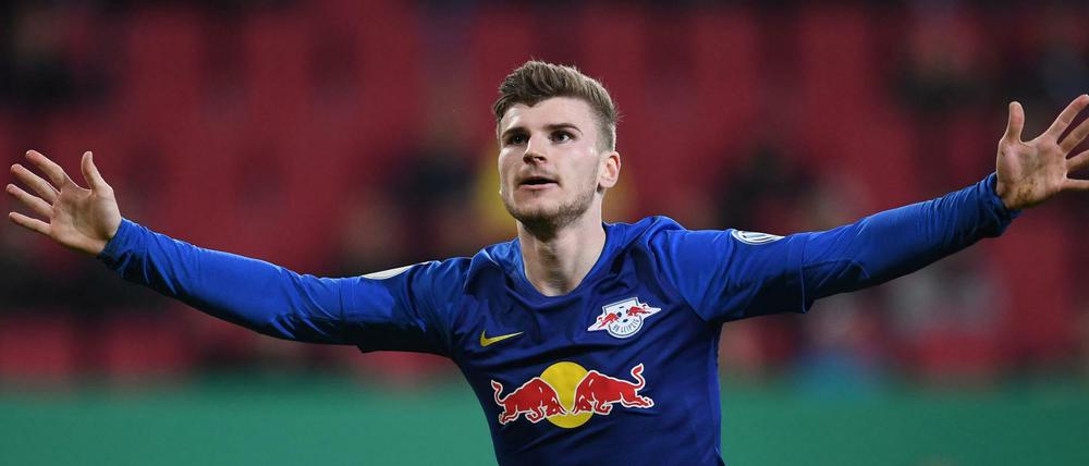 Timo Werner schoss das 1:0 für Leipzig.