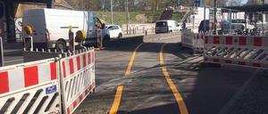 Aha! Das Geländer ist jetzt weg.