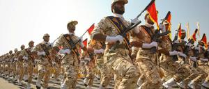 Die iranischen Revolutionsgarden sind ein mächtiger militärischer Arm Teherans.