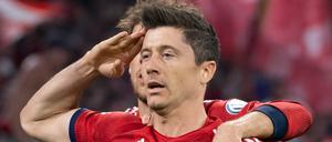 Auftrag erfüllt. Robert Lewandowski wurde zur Halbzeit eingewechselt und war an drei Toren beteiligt.