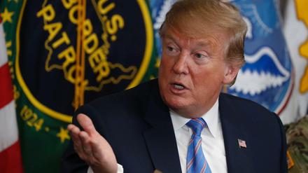 Donald Trump besuchte die Grenzstadt Calexico.