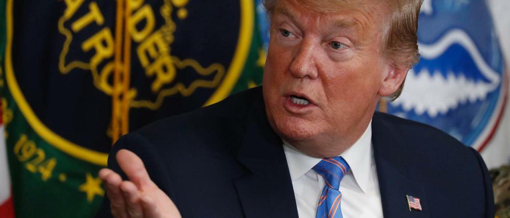 Donald Trump besuchte die Grenzstadt Calexico.
