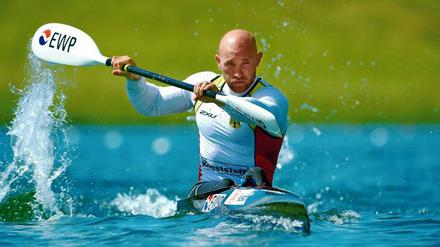 Mit voller Kraft voraus. Ronald Rauhe ist auch im Alter von 37 Jahren einer der besten Kanuten weltweit.
