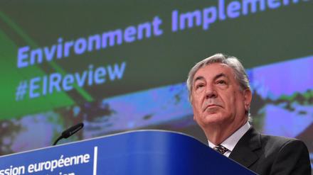 EU-Fischereikommissar Karmenu Vella.