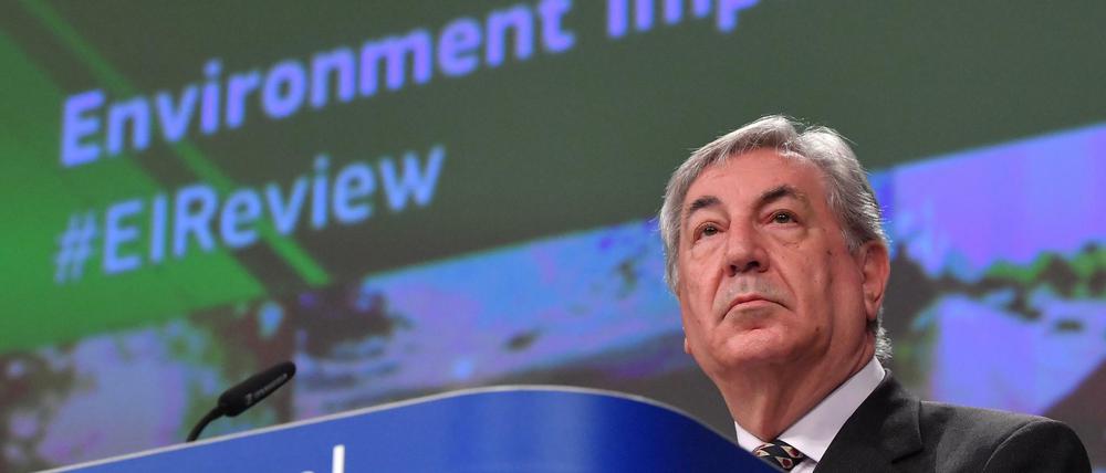 EU-Fischereikommissar Karmenu Vella.