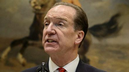 Der bisherige Staatssekretär im US-Finanzministerium und Trump-Vertraute David Malpass.