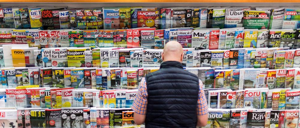 Das Angebot ist überwältigend. In Deutschland werden 1625 Publikums- und 5627 Fachzeitschriften herausgegeben.