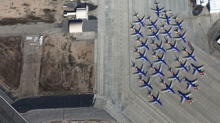Boeing-Maschinen vom Typ "737 Max" stecken am Boden fest. Das wurmt auch die UX-Regierung.