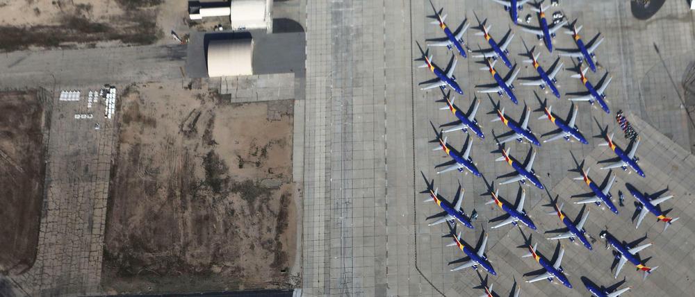 Boeing-Maschinen vom Typ "737 Max" stecken am Boden fest. Das wurmt auch die UX-Regierung.