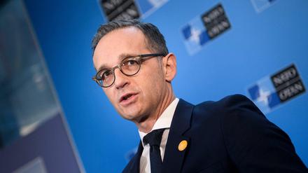 Bundesaußenminister Heiko Maas (SPD) beim Jubiläumstreffen der Außenminister der Nato-Staaten am 4. April in Washington. 