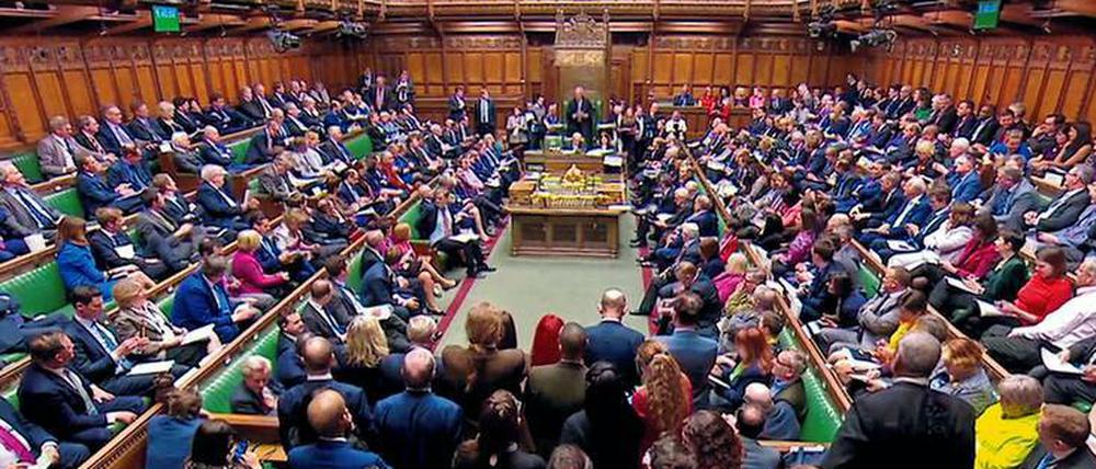 Das britische Unterhaus ist meist gut besetzt, wie hier bei einer der vielen Sitzungen zum Brexit.