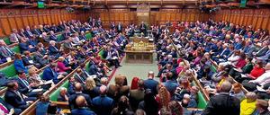 Das britische Unterhaus ist meist gut besetzt, wie hier bei einer der vielen Sitzungen zum Brexit. 