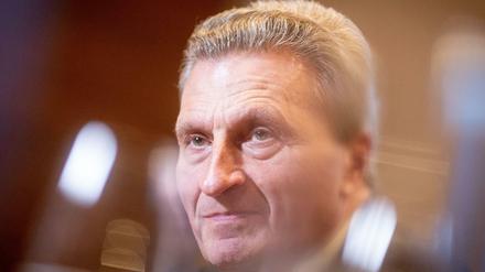 Günther Oettinger (CDU), EU-Kommissar für Haushalt und Personal