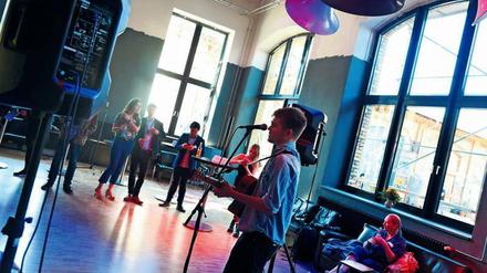 Die alte Radsatzdreherei auf dem RAW-Gelände wird zum Co-Working-Space für Musikschaffende.