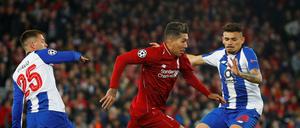 Auch für Liverpool traf ein ehemaliger Bundesliga-Spieler. Roberto Firmino schoss das 2:0 für Liverpool gegen Porto.