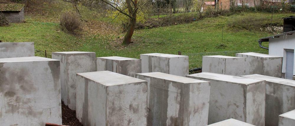 "Denkmal der Schande" in Bornhagen, Wohnort des thüringischen AfD-Chefs Björn Höcke.