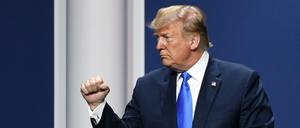 Will mal wieder Stärke demonstrieren: US-Präsident Donald Trump.