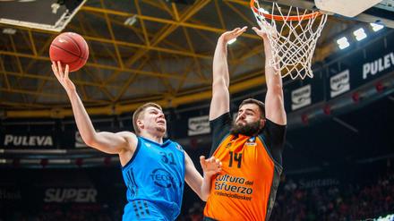 Überzeugte Europäer. Albas Rokas Giedraitis (l.) und Valencias Bojan Dublejvic.