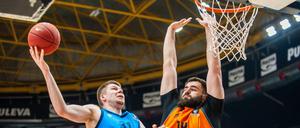 Überzeugte Europäer. Albas Rokas Giedraitis (l.) und Valencias Bojan Dublejvic.