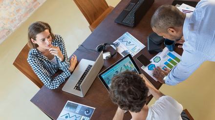 Arbeit in einem Coworking-Space: Gründerinnen sind mutiger geworden.