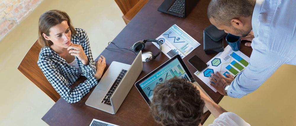 Arbeit in einem Coworking-Space: Gründerinnen sind mutiger geworden.