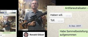 Der WhatsApp-Chat zwischen den AfD-Politikern Ronald Gläser und Stephan Wirtensohn.